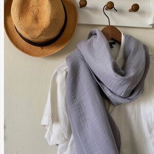 Quince Muslin gauzy wrap swaddle throw